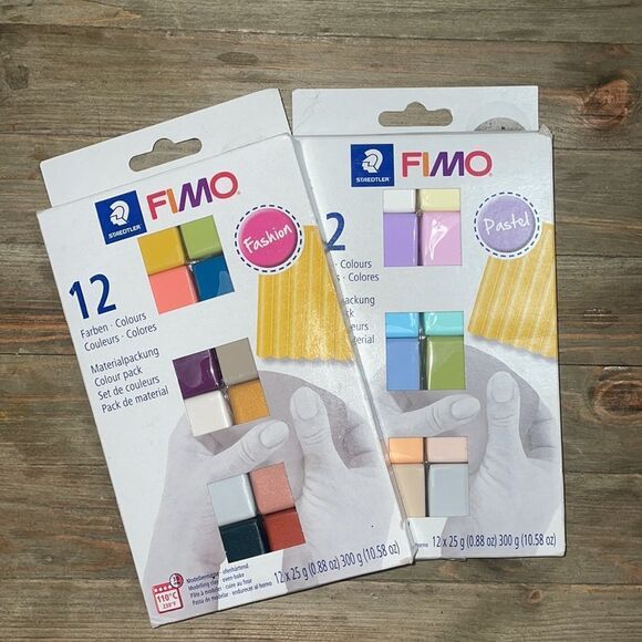 2 Packs of FIMO Modelling Soft Clay - Pastels & Fashion Palettes - Picture 2 of 8